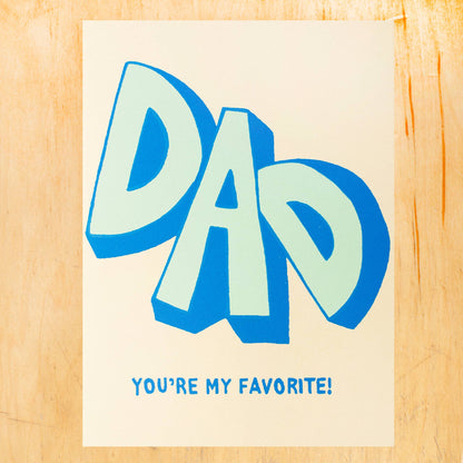 DAD FAVORITE Card