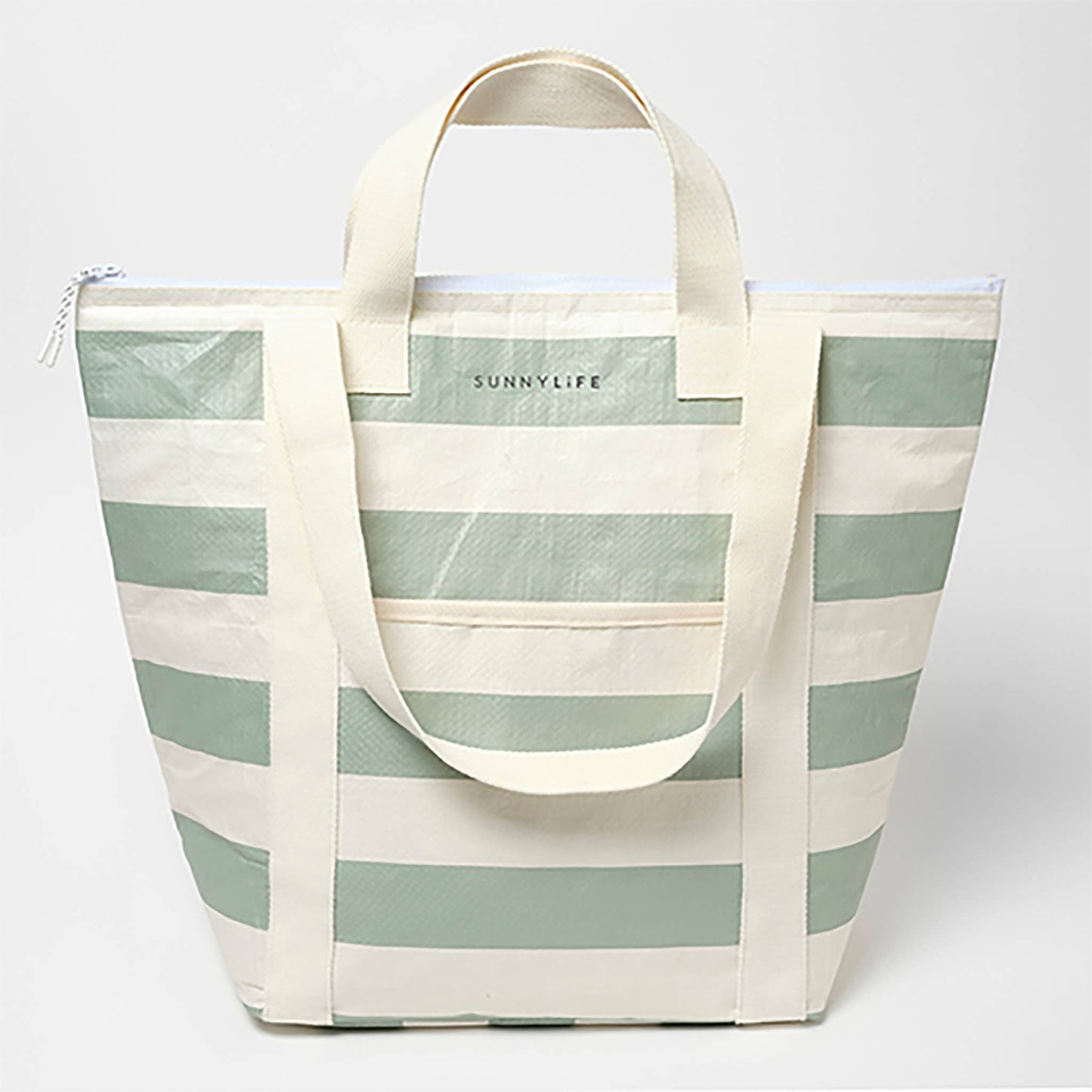 Striped Cooler Tote