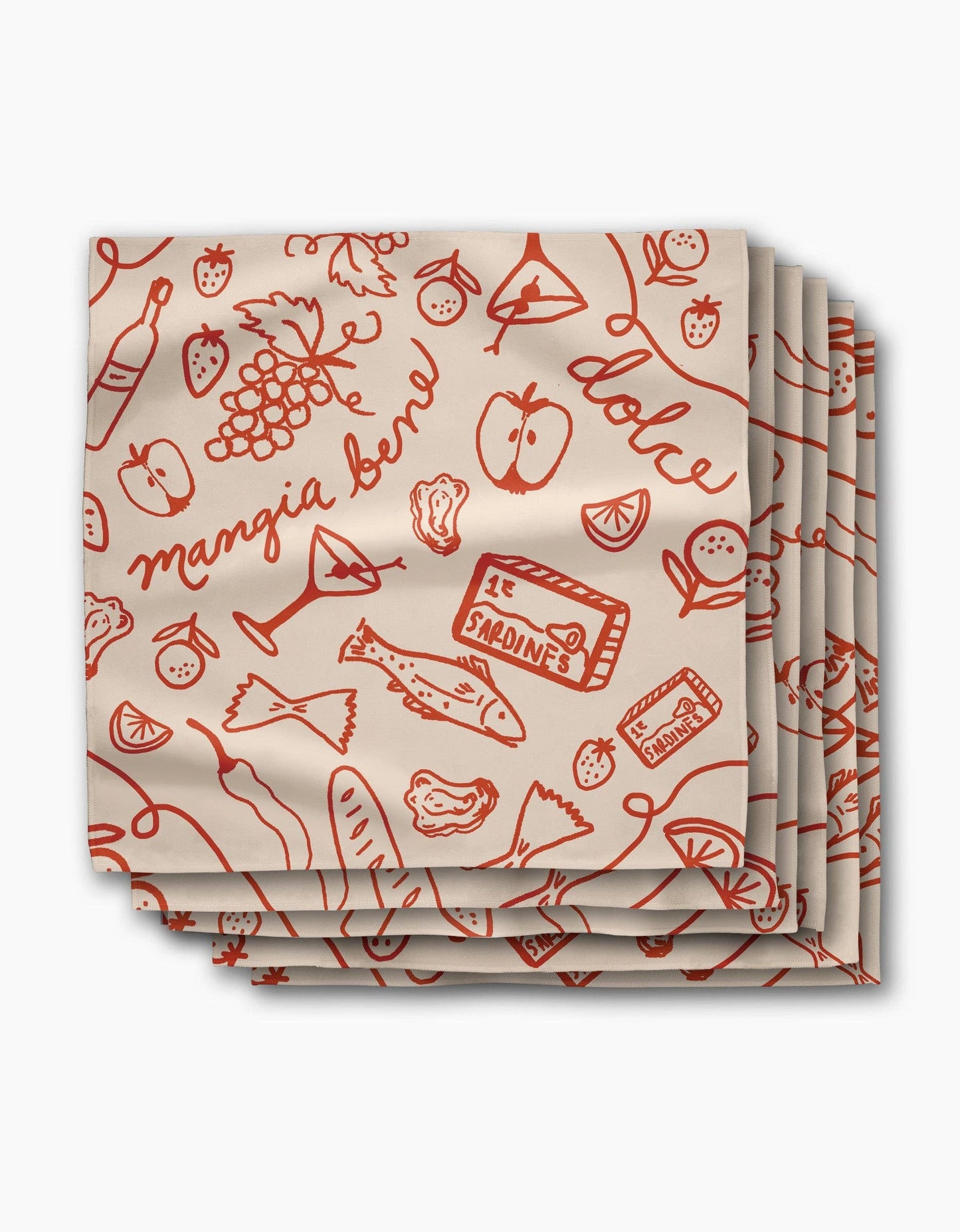 Summer Air Dinner Napkins S/6