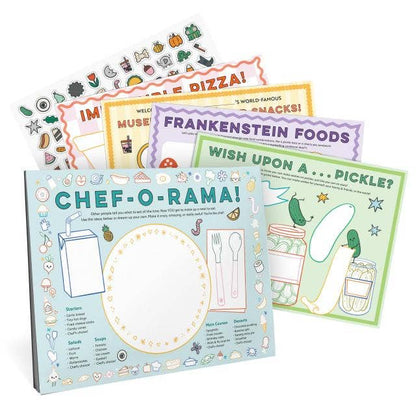 Eat Drink Color Draw! Activity Placemats