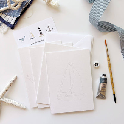 Seaside Watercolor Notecards