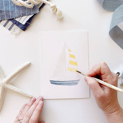 Seaside Watercolor Notecards