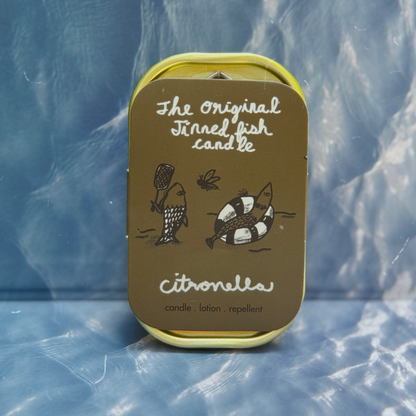 Citronella Tinned Fish Candle