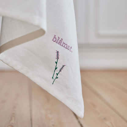 Flower Embroidered Tablecloth - 60 × 105"