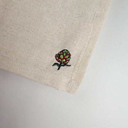 Mixed Vegetables Embroidered Dinner Napkin S/4