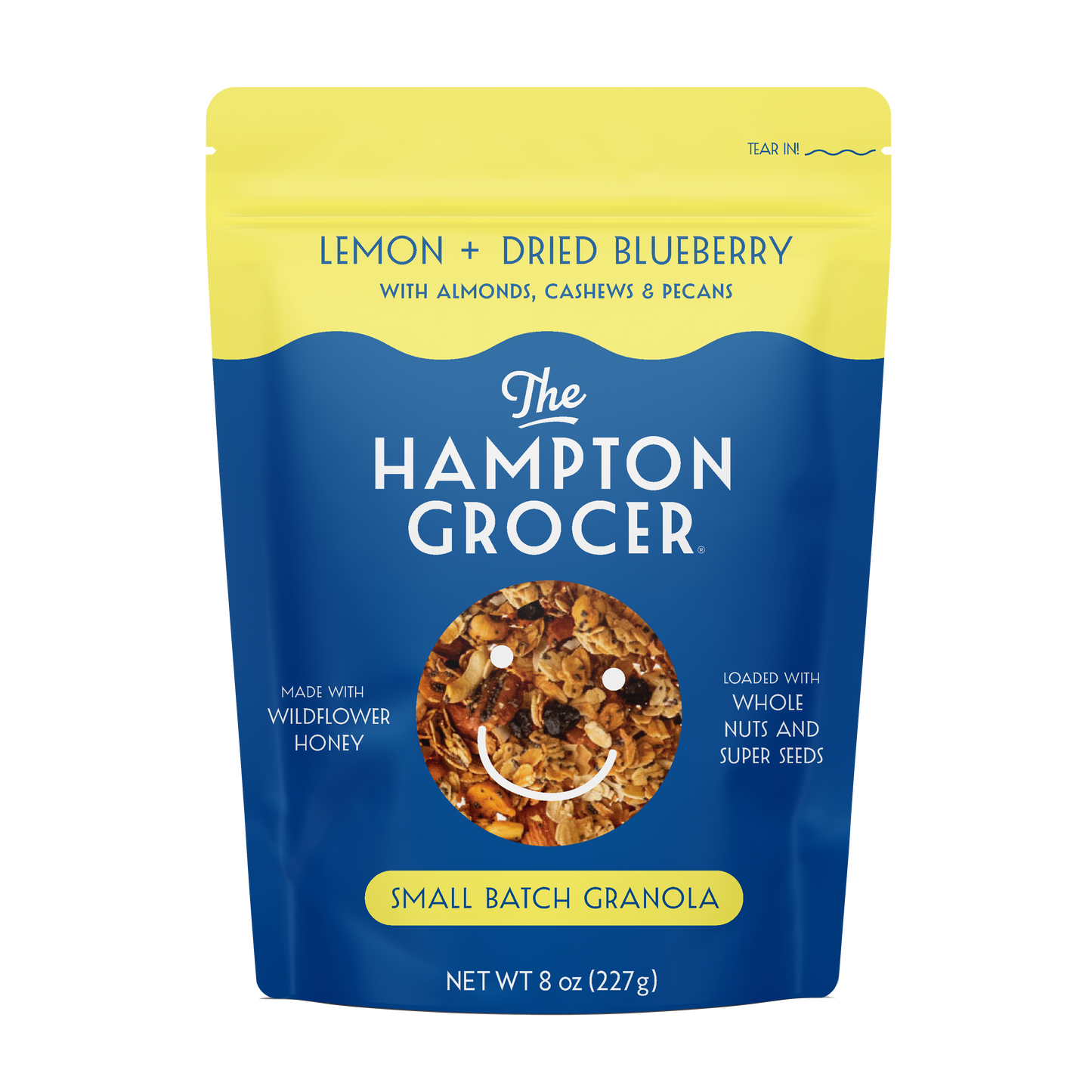 Lemon + Dried Blueberry Granola