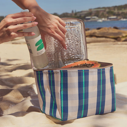 Small Striped Cooler Bag