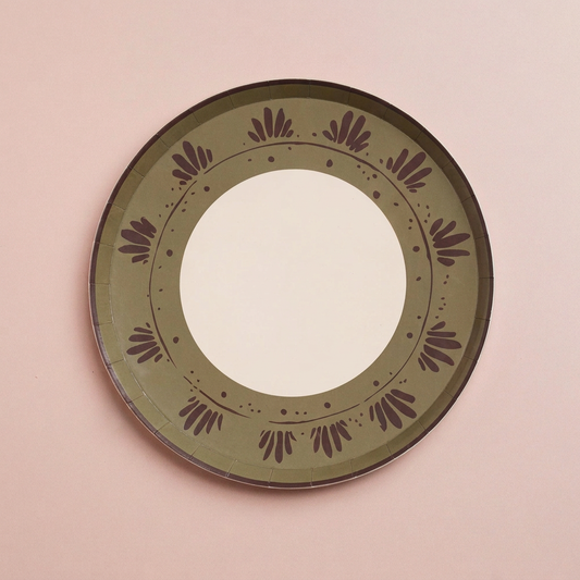 Fleur plate revised to remove all shiny wrapping