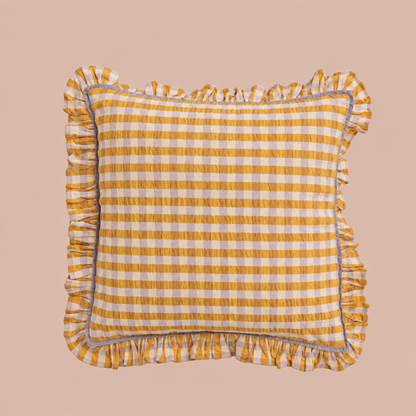 Gingham Pillow Cover on standard background