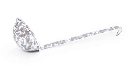 Splatter Enamelware Ladle