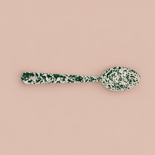 Green Splatter Serving Spoon on Windie’s standard background