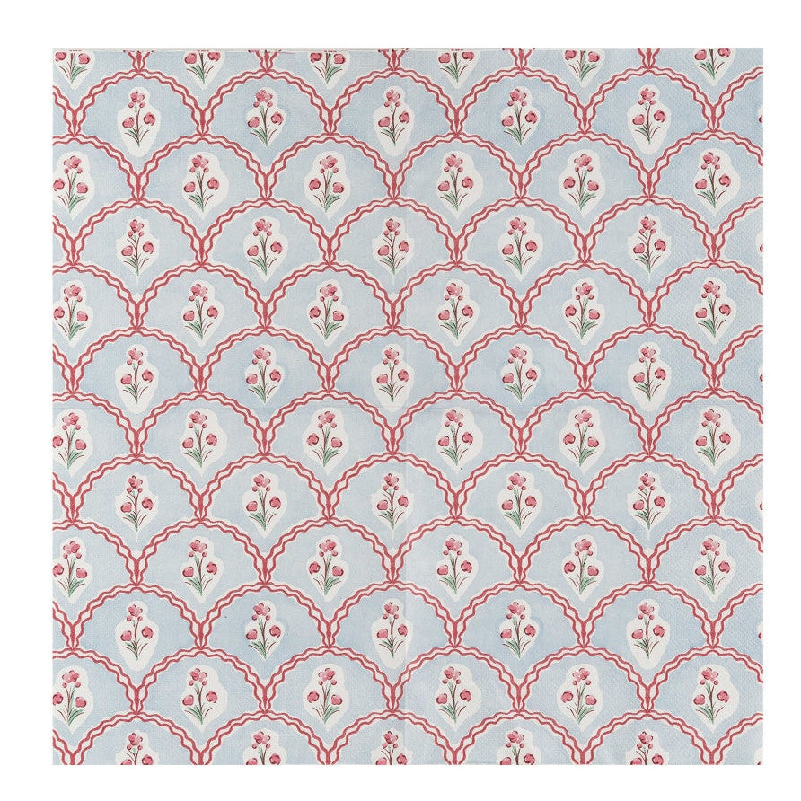 Floral Paper Napkins - S/50