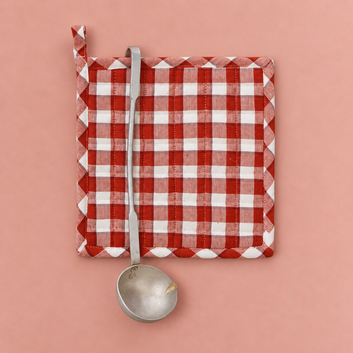 Red Plaid Pot Holder